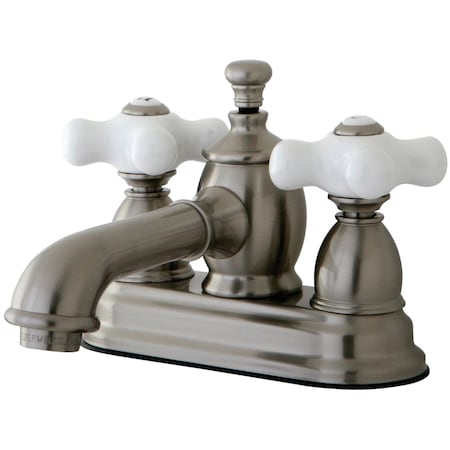 Kingston Brass KS7008PX 4" Centerset Bathroom Faucet, Brushed Nickel KS7008PX